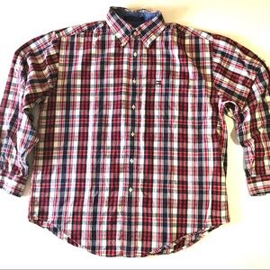 Tommy Hilfiger Men’s Plaid shirt Sz Large